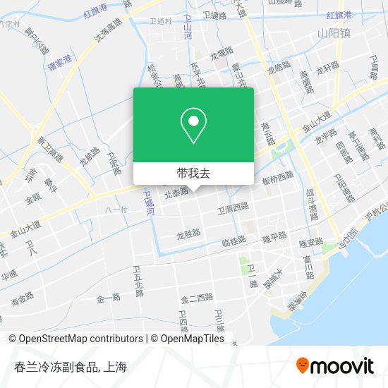 春兰冷冻副食品地图