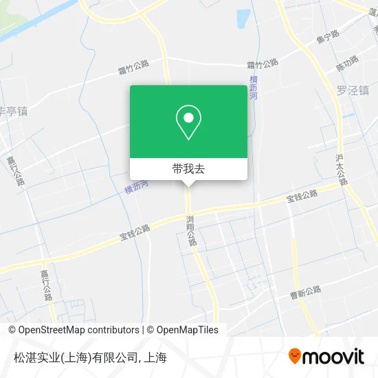 松湛实业(上海)有限公司地图