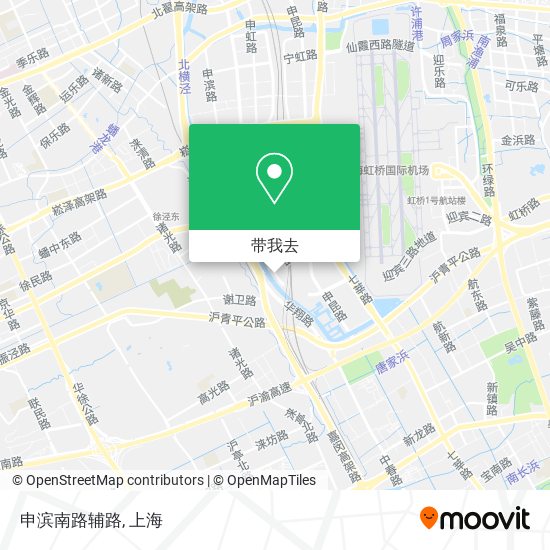 申滨南路辅路地图