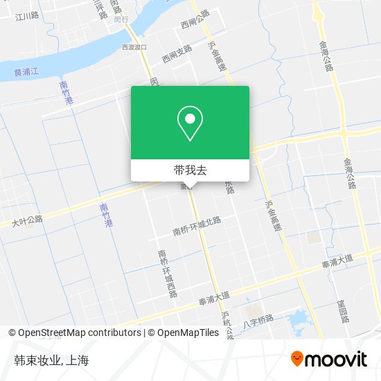 韩束妆业地图