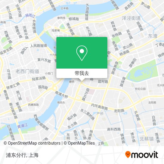 浦东分行地图