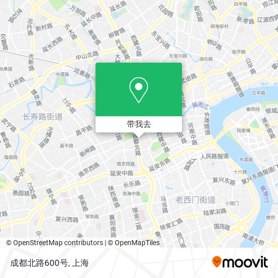 成都北路600号地图