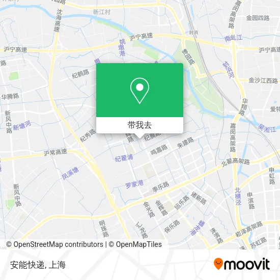 安能快递地图