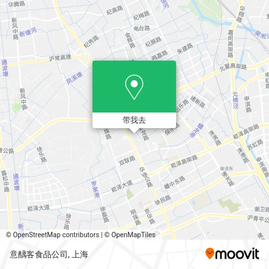 意醨客食品公司地图