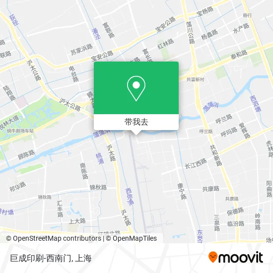 巨成印刷-西南门地图