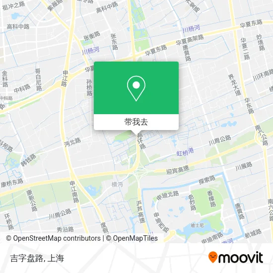 吉字盘路地图