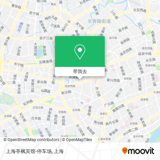 上海亭枫宾馆-停车场地图