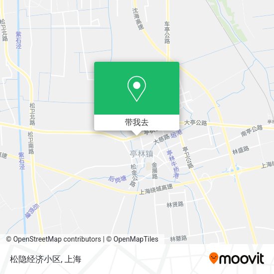 松隐经济小区地图