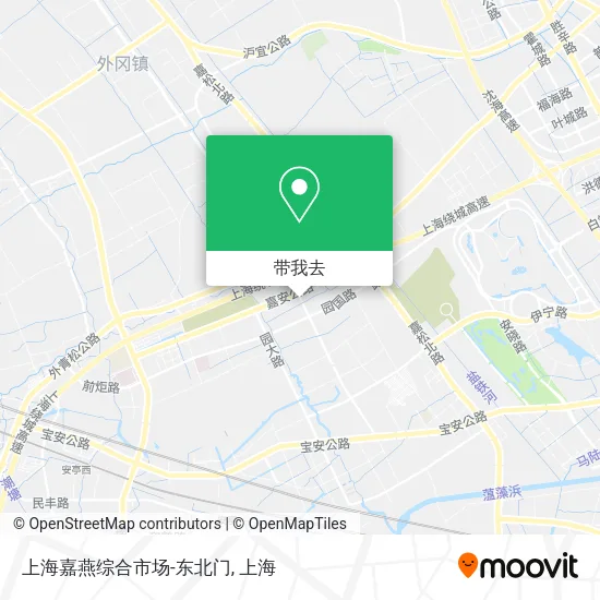 上海嘉燕综合市场-东北门地图
