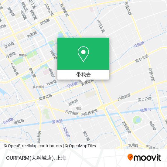 OURFARM(大融城店)地图