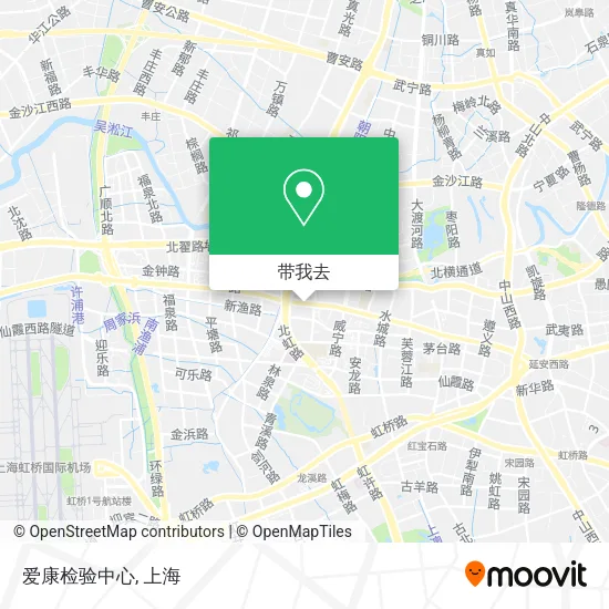 爱康检验中心地图