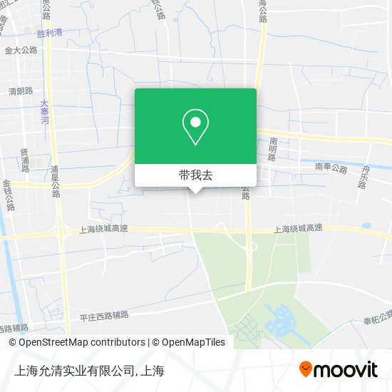 上海允清实业有限公司地图