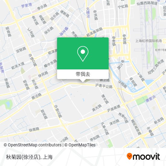 秋菊园(徐泾店)地图