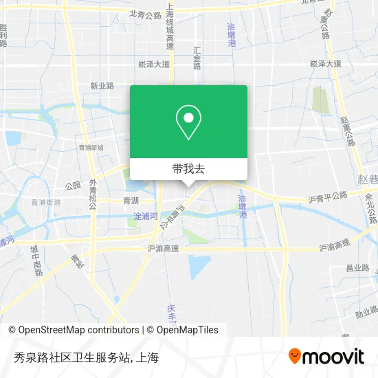 秀泉路社区卫生服务站地图