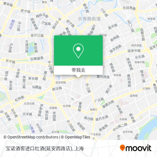 宝诺酒窖进口红酒(延安西路店)地图