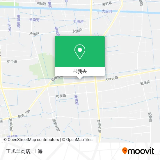 正旭羊肉店地图