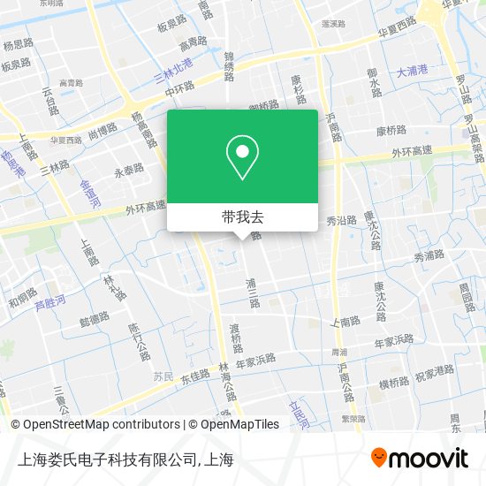 上海娄氏电子科技有限公司地图