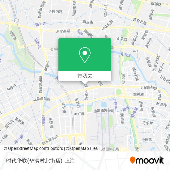 时代华联(华漕村北街店)地图