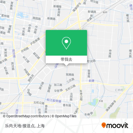 乐尚天地-接送点地图