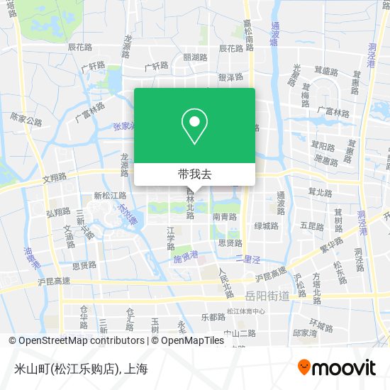 米山町(松江乐购店)地图