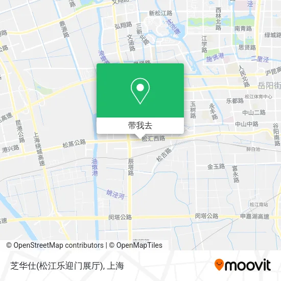 芝华仕(松江乐迎门展厅)地图