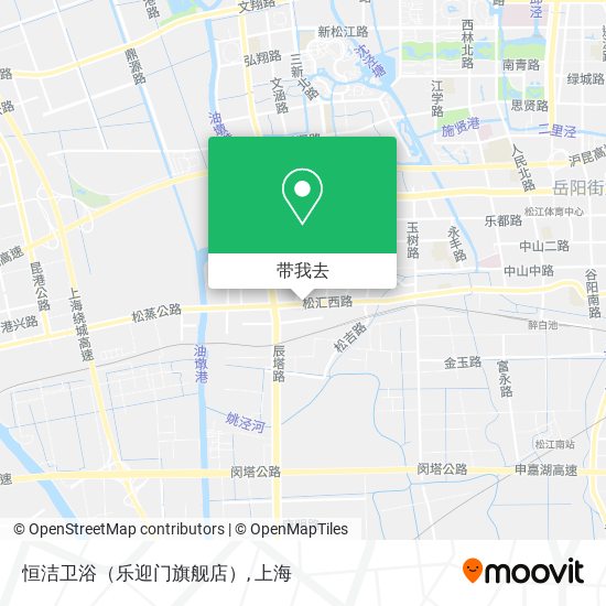 恒洁卫浴（乐迎门旗舰店）地图