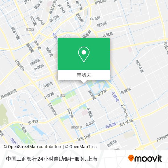 中国工商银行24小时自助银行服务地图