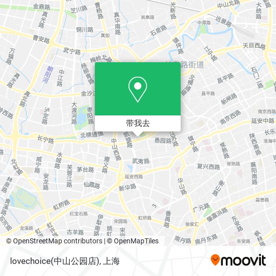 lovechoice(中山公园店)地图