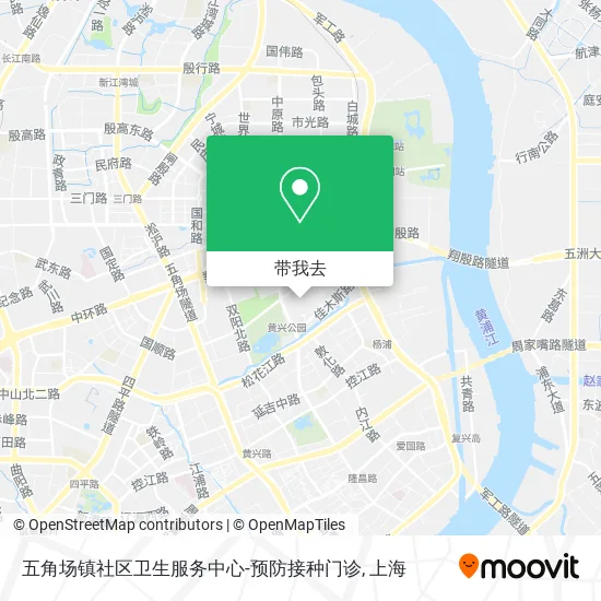 五角场镇社区卫生服务中心-预防接种门诊地图