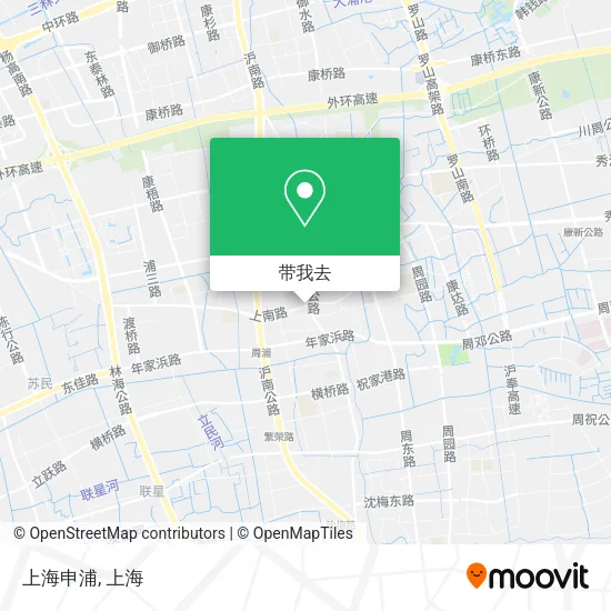 上海申浦地图