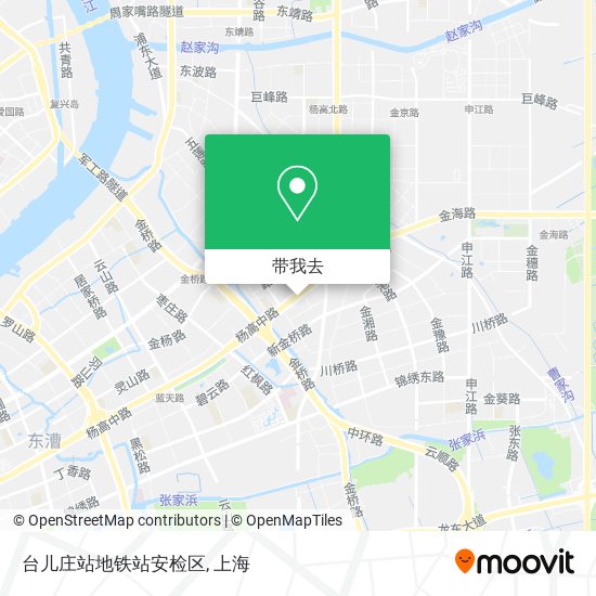 台儿庄站地铁站安检区地图