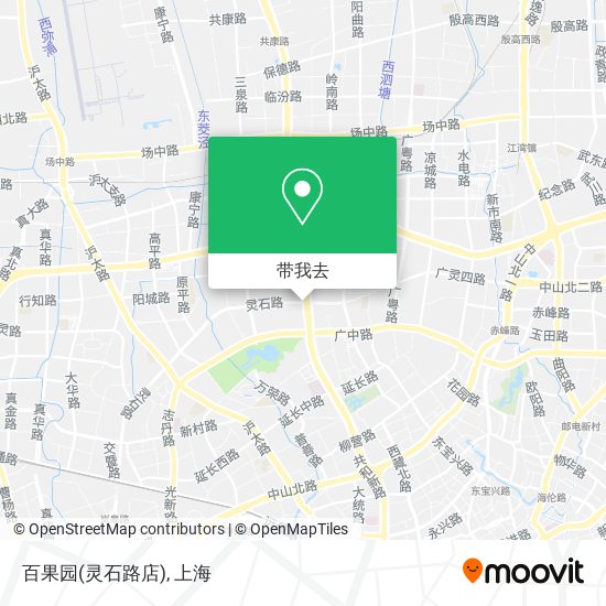 百果园(灵石路店)地图