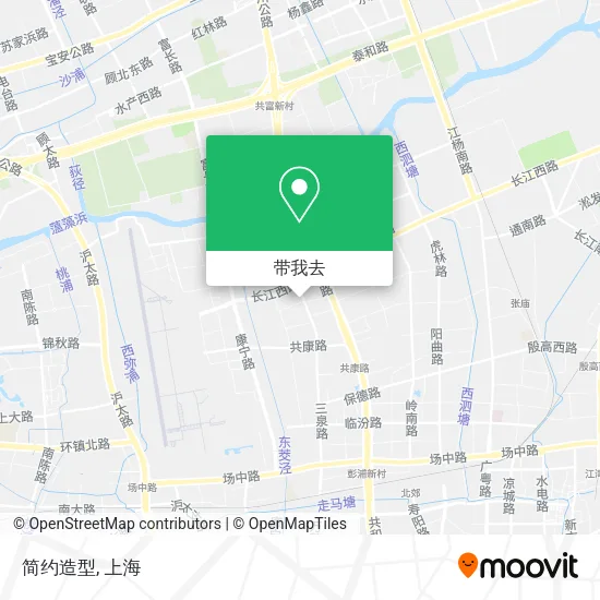 简约造型地图
