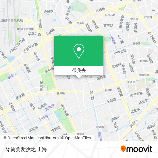 铭简美发沙龙地图