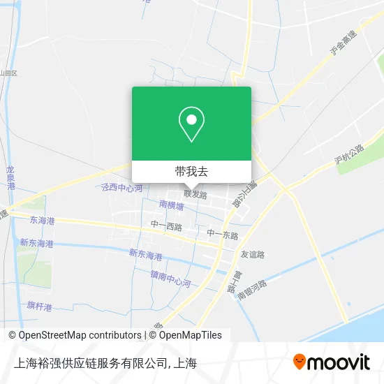上海裕强供应链服务有限公司地图
