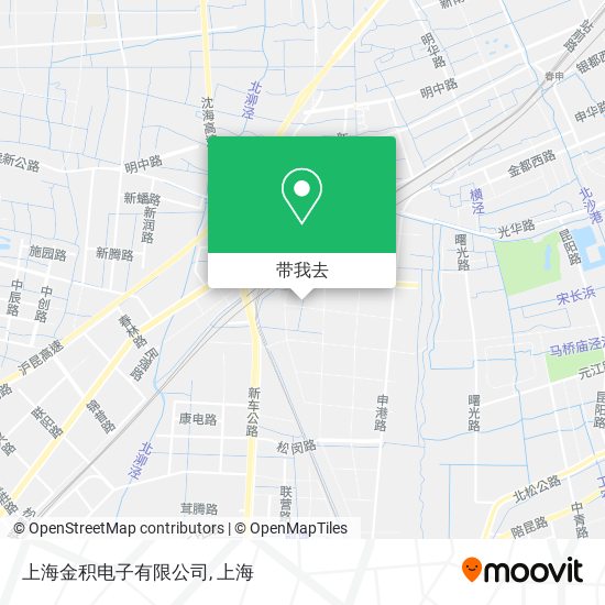 上海金积电子有限公司地图