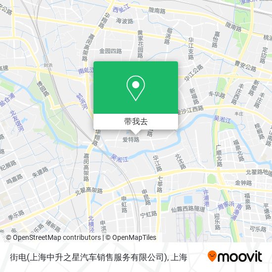 街电(上海中升之星汽车销售服务有限公司)地图