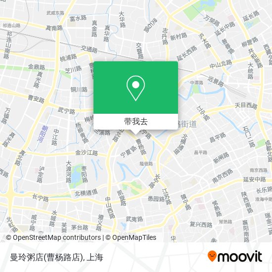曼玲粥店(曹杨路店)地图