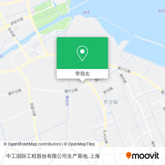 中工国际工程股份有限公司生产基地地图