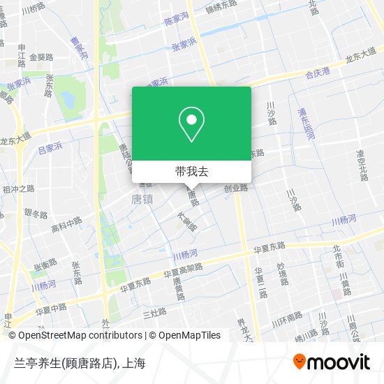 兰亭养生(顾唐路店)地图