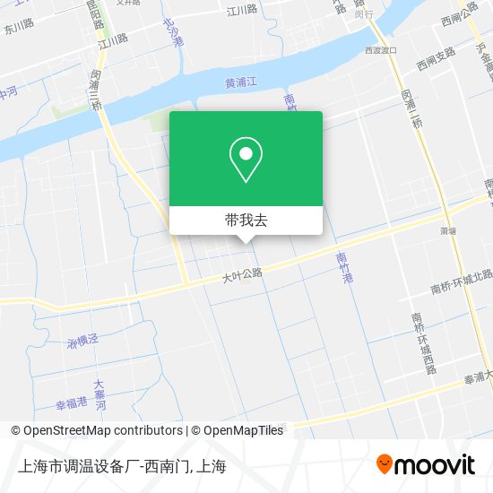 上海市调温设备厂-西南门地图