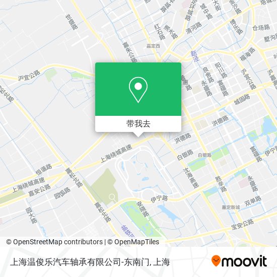 上海温俊乐汽车轴承有限公司-东南门地图