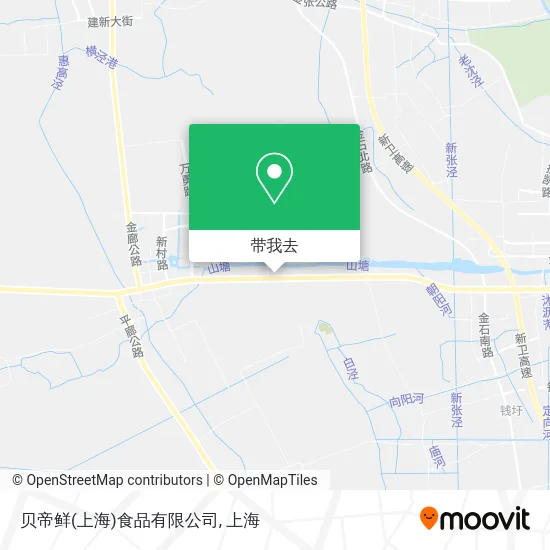 贝帝鲜(上海)食品有限公司地图