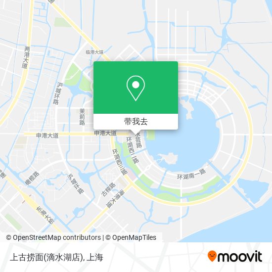 上古捞面(滴水湖店)地图