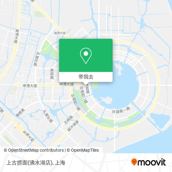 上古捞面(滴水湖店)地图
