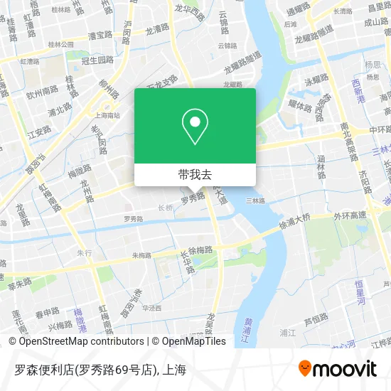 罗森便利店(罗秀路69号店)地图