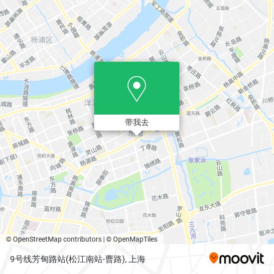 9号线芳甸路站(松江南站-曹路)地图