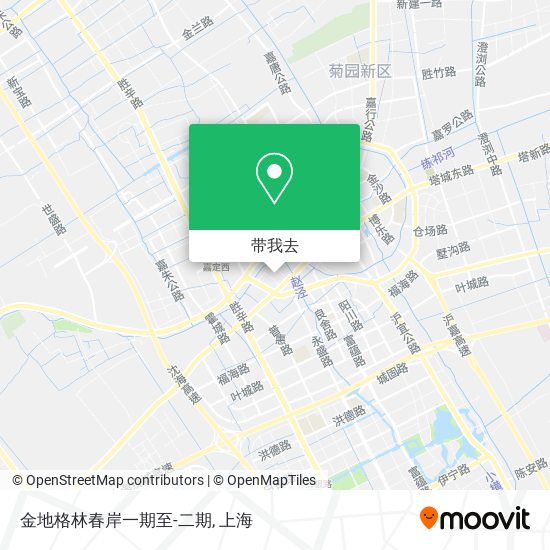 金地格林春岸一期至-二期地图