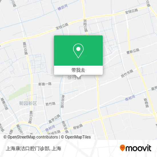 上海康洁口腔门诊部地图