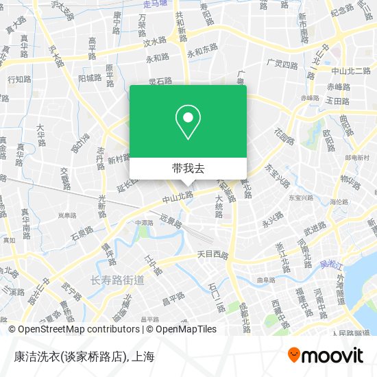 康洁洗衣(谈家桥路店)地图